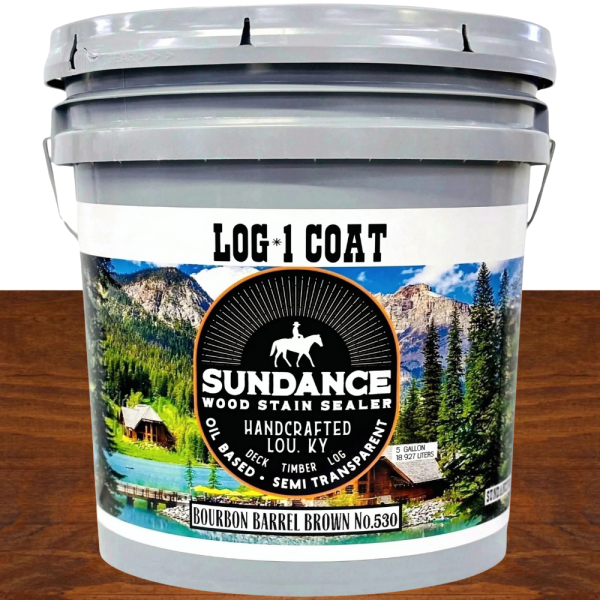 LOG*1 COAT - BOURBON BARREL BROWN No.530L- 5 Gallon