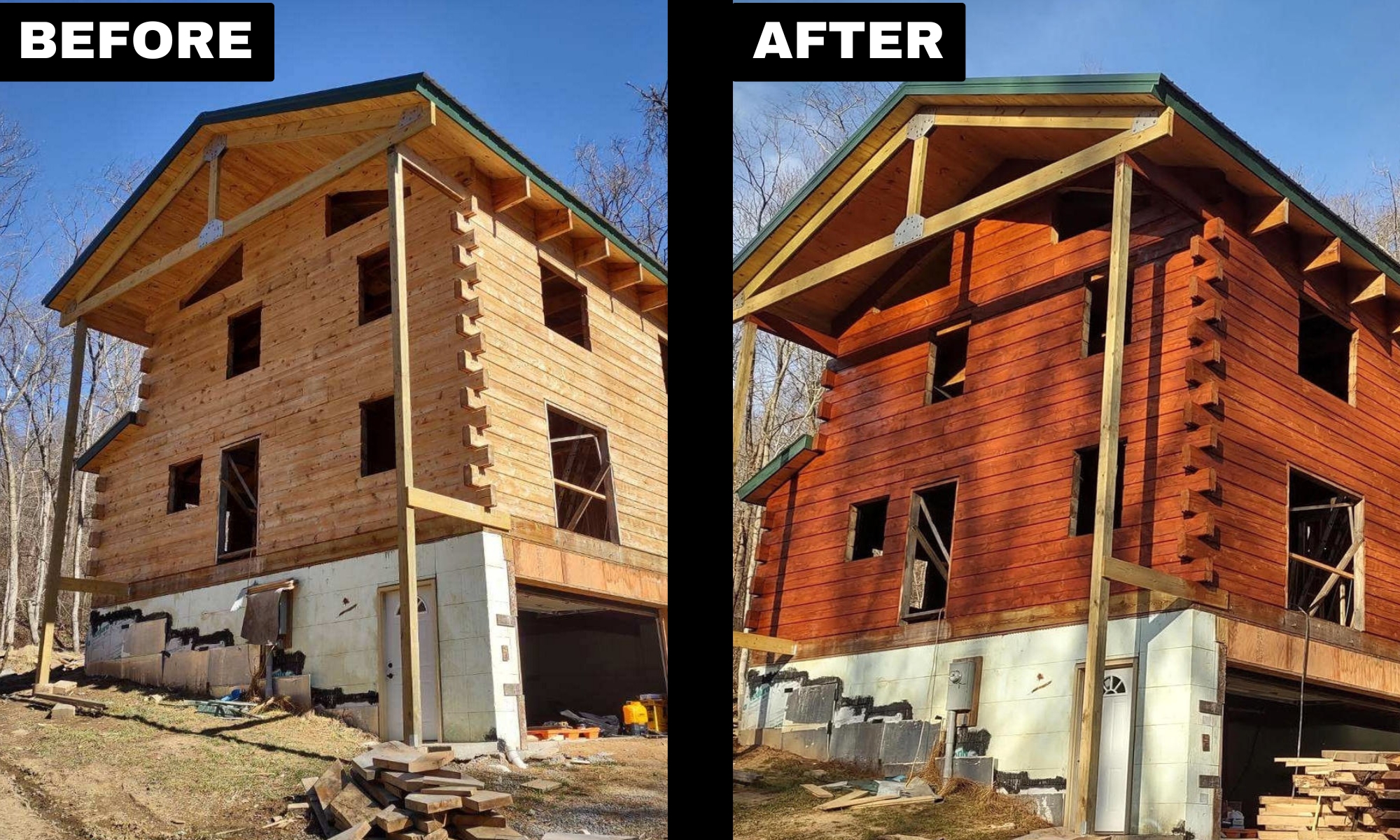 LOG*1 COAT - WHISKEY FALLS TEAK No.540L - 5 Gallon - Image 3