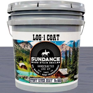 LOG*1 COAT - STONY RIVER GRAY No.600L - 5 Gallon