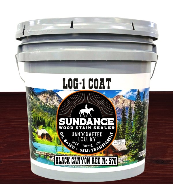 LOG*1 COAT - BLACK CANYON RED No.570L - 5 Gallon