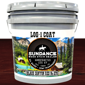 LOG*1 COAT - BLACK CANYON RED No.570L - 5 Gallon
